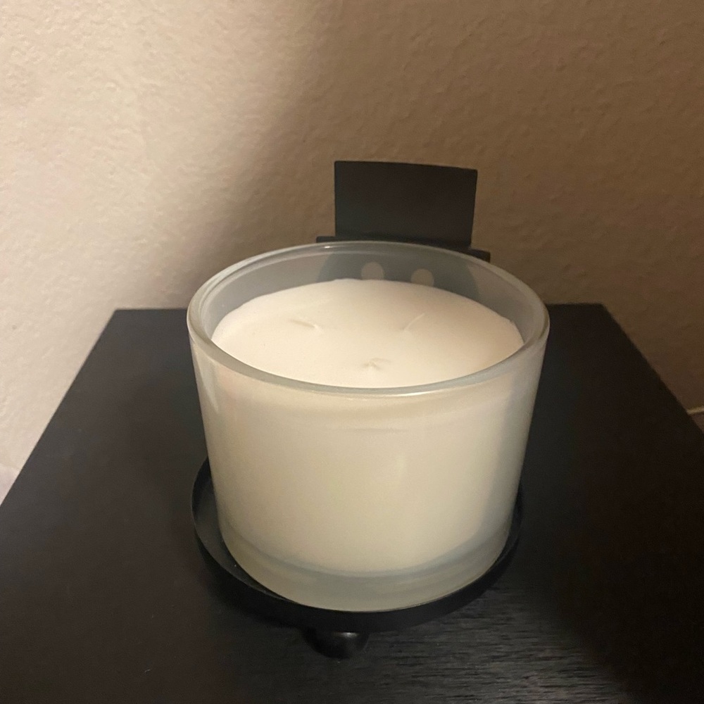 Snowman Candle White - Picture 2 of 2